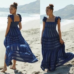 NWT Anthropologie PQ Swim Victoria Maxi Dress M/L
